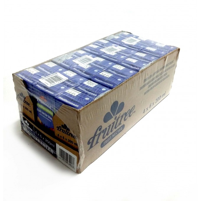 FruitTree Mediterranean 4x6x200ml Juice Boxes FruitTree Mediterranean 4x6x200ml Juice Boxes