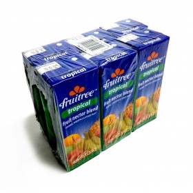 FruitTree Tropical 6x200ml Juice Boxes