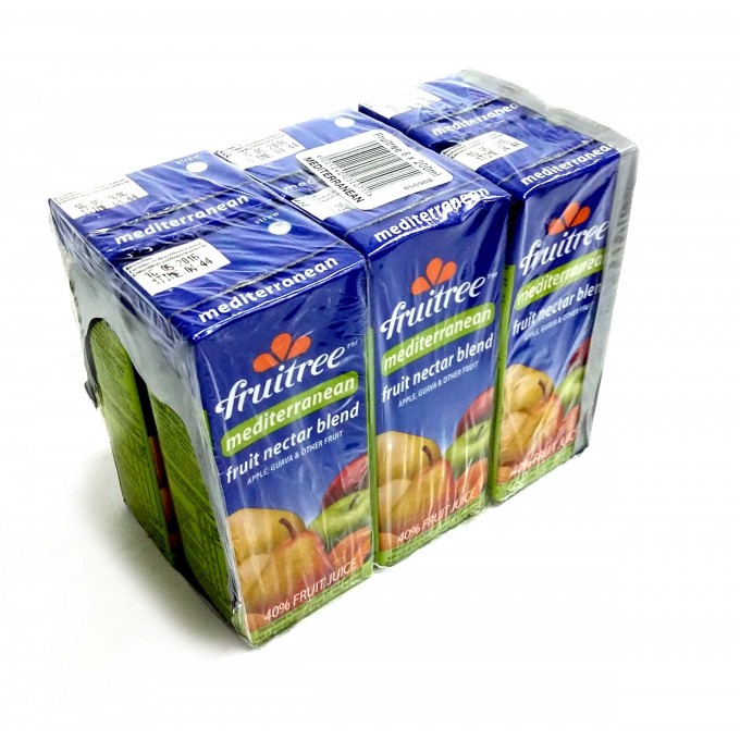 FruitTree Mediterranean 6x200ml Juice Boxes FruitTree Mediterranean 6x200ml Juice Boxes