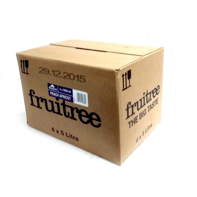 FruiTree Peach & Apricot 4x5L Case