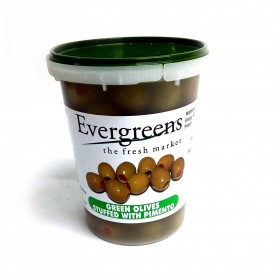 Evergreens Green Olives Stuffed with Pimento 750g