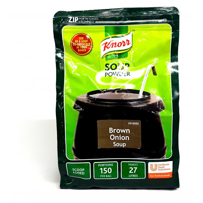 Knorr Brown Onion Soup Powder 1.6kg Packed