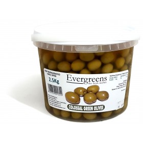 Evergreens Colossal Green Olives 2.5kg