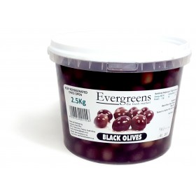 Evergreens Black Olives 2.5kg