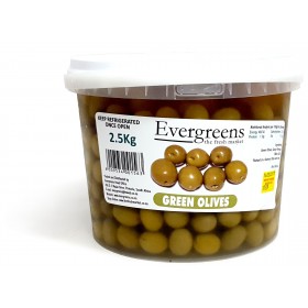 Evergreens Green Olives 2.5kg