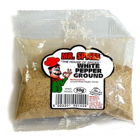 Mr Spices - White Pepper Ground - 50g