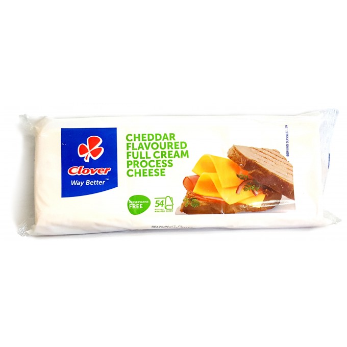 Clover Cheddar Cheese 54 Slices - 900g