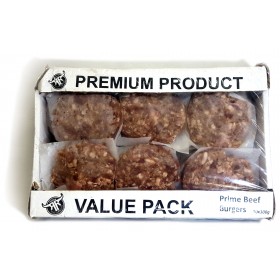 Prime Beef Burgers - Rossouw Meats - 30 x 100g