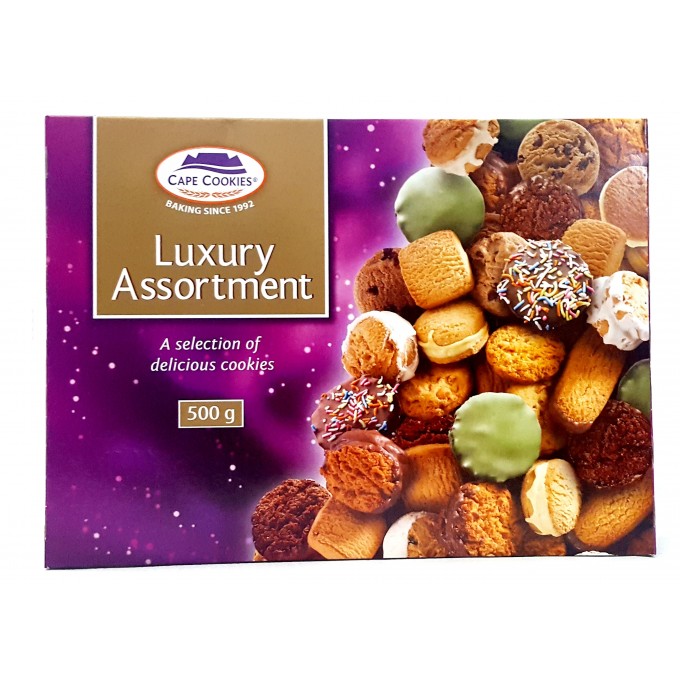 Cape Cookies Luxury Assortment Biscuits 500g