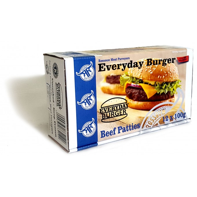 Everyday Beef Patties 12x100g