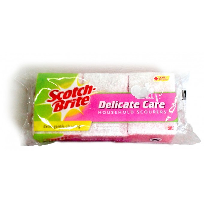 Scotch Brite Delicate Duty Scourers x3 