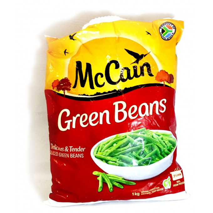 McCain Frozen sliced green beans 1Kg