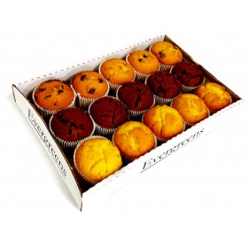 Evergreens Assorted Luxury Muffin Box x15