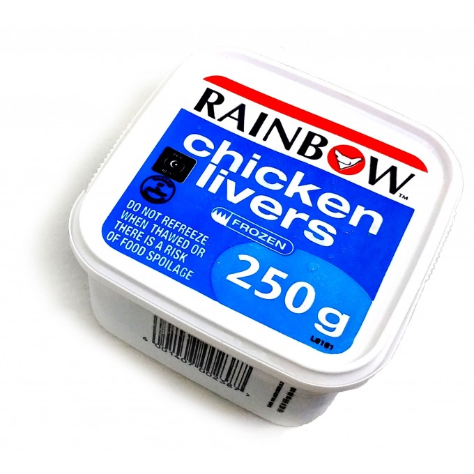 Rainbow Chicken Livers 250g