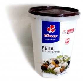 Clover Feta Black Pepper 400g