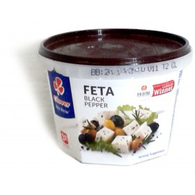 Clover Feta Cheese Black Pepper 200g