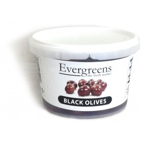 Evergreens Black Olives 350g
