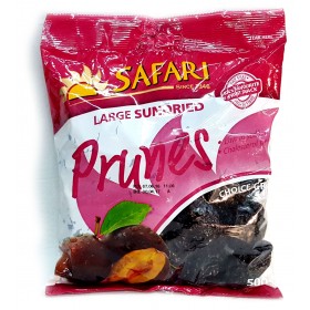 Safari Large Sun Dried Prunes 500g