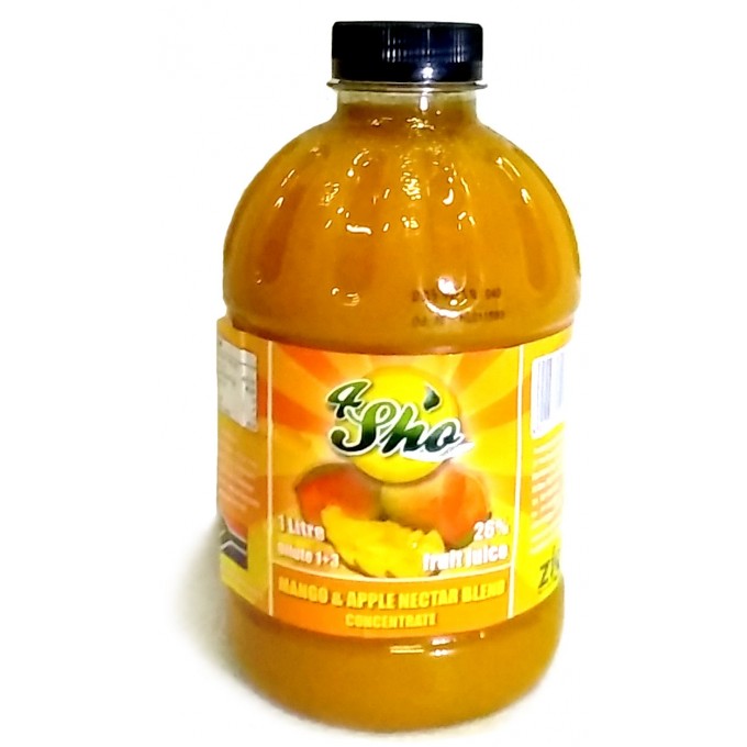 4'Sho Mango & Apple Nectar Blend Concentrated Liquid 1L 4'Sho Mango & Apple Nectar Blend Concentrated Liquid 1L