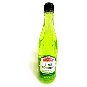 Boston Lime Cordial 750ml