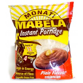 Monati Mabela Instant Porridge Plain Flavour 1kg 