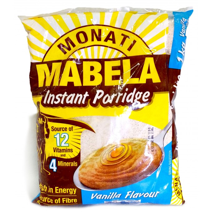 Monati Mabela Instant Porridge Vanilla Flavour 1kg 