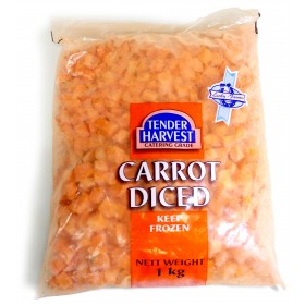Tender Harvest Diced Carrots 1Kg