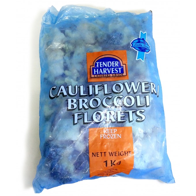 Tender Harvest Cauliflower & Broccoli Frozen 1Kg Tender Harvest Cauliflower & Broccoli Frozen 1Kg