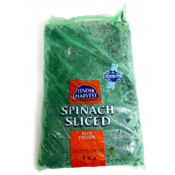 Tender Harvest Frozen Spinach 1Kg