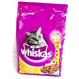 Whiskas Adult Chicken, Turkey Flavour Nuggets 2kg