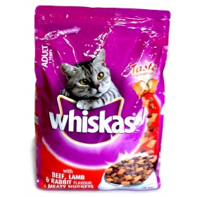 Whiskas Adult Beef, Lamb & Rabbit Flavour Meaty Nuggets 4kg