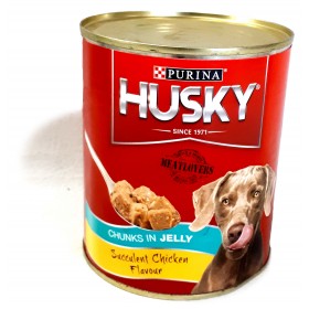 Husky Chunks in Jelly Succulent Chicken Flavour 775g