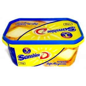 Sunshine D Original Soft Margarine 1kg Tub 