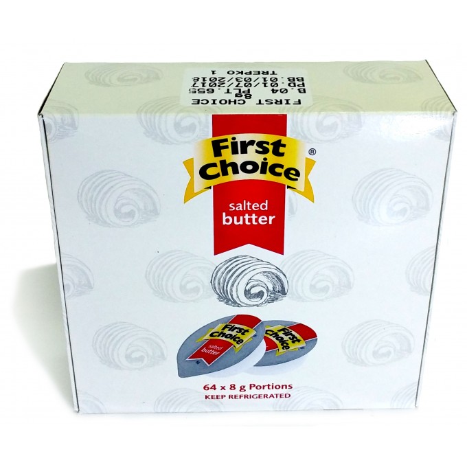 First Choice Salted Butter 64x8g First Choice Salted Butter 64x8g