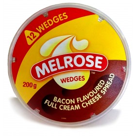 Melrose Wedges Bacon Flavoured 12x200g 