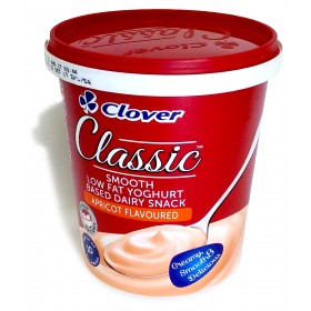 Clover Classic Smooth Low Fat Yoghurt Apricot Flavoured 1kg