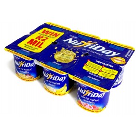 Danone Nutriday Assorted Yoghurts 6x100g