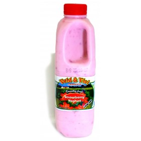 Veld & Vlei Low Fat Strawberry Yoghurt 1liter 