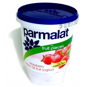 Parmalat Medium Fat Strawberry Pieces Yoghurt 500g