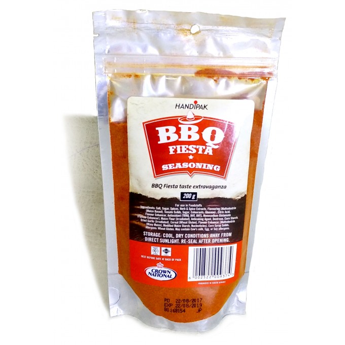 Crown National BBQ Fiesta Seasoning 200g