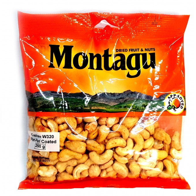 Montagu Peri-Peri Cashew Nuts 250g