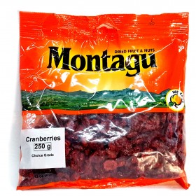 Montagu Dried Cranberries 250g