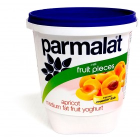 Parmalat Medium Fat Apricot Fruit Pieces Yoghurt 1kg  