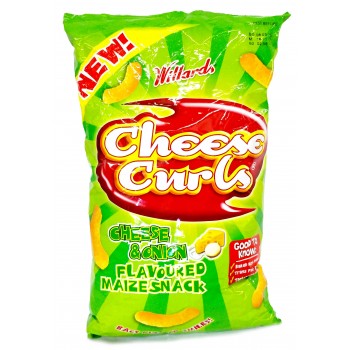 Willards Cheese Curls Cheese & Onion 150g