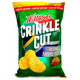 Willards Crinkle Cut Boerewors Flavour 125g