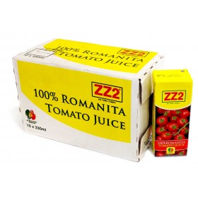 ZZ2 100% Romanita Tomato Juice 10x330ml