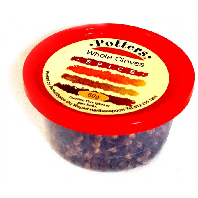 Potters Whole Cloves 60g Potters Whole Cloves 60g