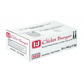 I&J Chicken Burgers 3kg