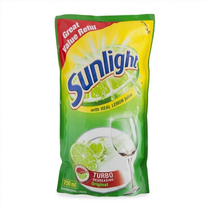 Sunlight Dishwashing Liquid Refill 750ml