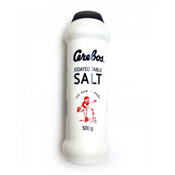 CEREBOS TABLE SALT 500g FLASK